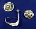 Three Sterling Silver Brooches