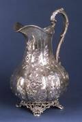 Ball Black  Co Silver Water Pitcher
