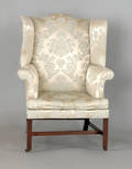 George III mahogany easy chair late 18th c