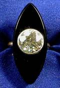 Art Deco Diamond and Onyx Ring