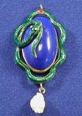 Antique Enamel Pendant