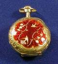 Antique 18kt Gold and Enamel Pendant Watch
