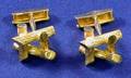Gentlemans 18kt Gold Cufflinks