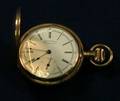 Gentlemans 14kt Gold Hunting Case Pocket Watch