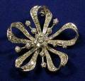 14kt Gold and Diamond Brooch