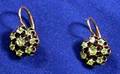 Antique Demantoid Garnet Earrings