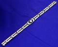 Art Deco Platinum Sapphire and Diamond Bracelet