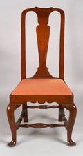 Queen Anne Mahogany Side Chair