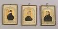American School 19th Century Three Miniature Portraits