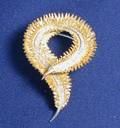 18kt Gold and Diamond Brooch