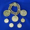 18kt Gold Coin Bracelet