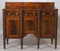 Classical Mahogany Carved and Mahogany Veneer Sideboard