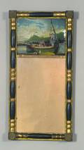 Classical Gilt and Painted Mirror