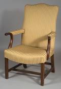 Georgian Mahogany Lolling Chair