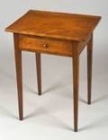 Federal Birch and Cherry OneDrawer Stand