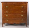 Federal Mahogany Veneer Inlaid Chest of Drawers