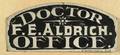 Painted Tin Doctors Office Sign