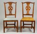 Pair of Chippendale Cherry Side Chairs