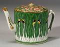 Chinese Export Porcelain Cabbage Pattern Teapot