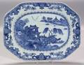 Blue and White Chinese Export Porcelain Platter