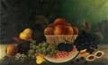 American School 19th Century Still Life with Fruit