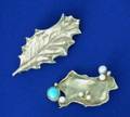 Two Gold Brooches