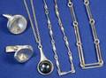 Group of Four Sterling Silver Jewelry Items