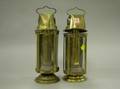Pair of Adjustable Brass Lanterns