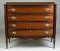 Federal Cherry and Maple Inlaid Chest of Drawers