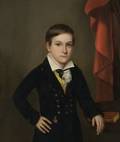 American School Early 19th Century Portrait of a Boy