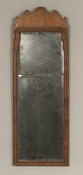 Queen Anne Walnut Looking Glass