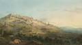 John Warwick Smith British 17491831 Lot of Two Mountain Views Pass From the Tyrol into Italy Near Verona