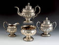 New York fourpiece silver tea service ca 1825