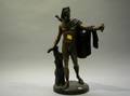Patinated Bronze Figure of Apollo Belvadier
