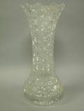 Large Colorless BrilliantCut Glass Vase