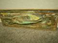 Polychrome Wooden Fish Panel
