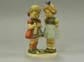 Hummel Knitting Lesson Ceramic Figural Group