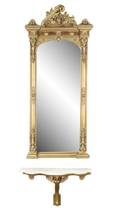 Victorian Pier Mirror wWall Mounted Console