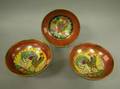 Set of Three Minton Handpainted Porcelain Bowls