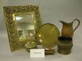 Seven Brass and Copper Decorative Items