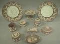 Ten Wedgwood Lilac Jasperware Items