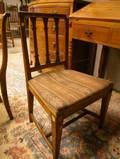 Provincial Neoclassical Pine Squareback Side Chair
