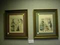 Lot of Two Framed Fashion Plate Prints
