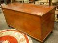 Stained Poplar DovetailConstructed Blanket Chest