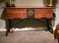 Spanish Baroquestyle Metal Mounted Walnut Sideboard