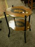Napoleon III Giltmetal Mounted Marquetry TwoTier Stand