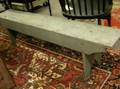 Gray Painted Bucket Bench