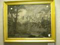 Framed Charcoal Landscape View