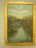 Frmaed Oil Landscape on Slate