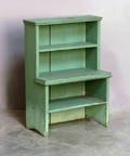 Green painted childs hutch
